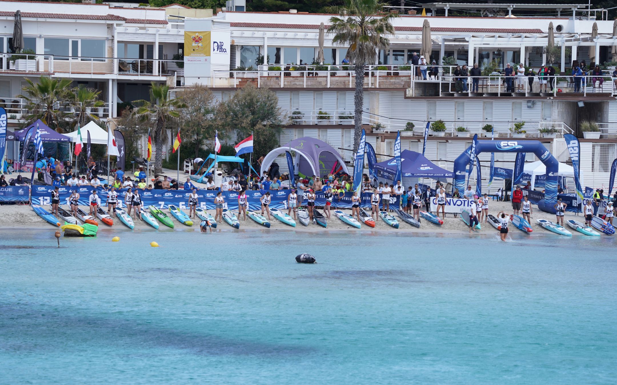 High-level competition defines the second stop of the European SUP League in Taranto